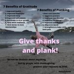 GIVE THANKS AND PLANK